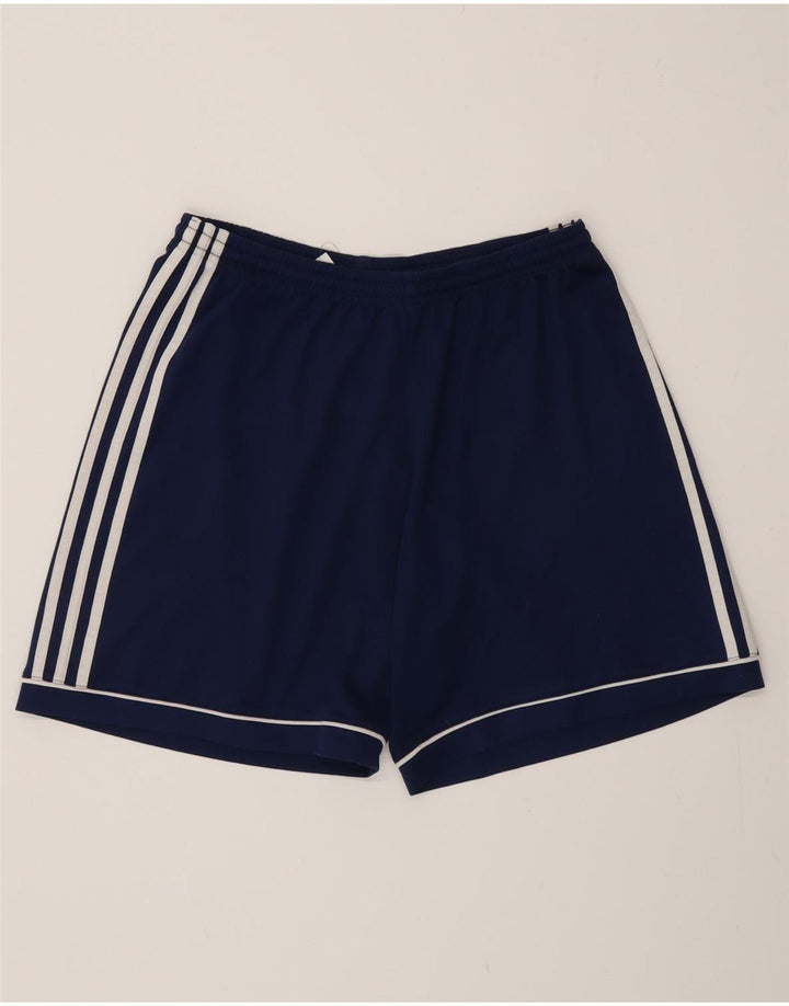 Męskie spodenki sportowe Adidas Climalite, duże, granatowe, z poliestru