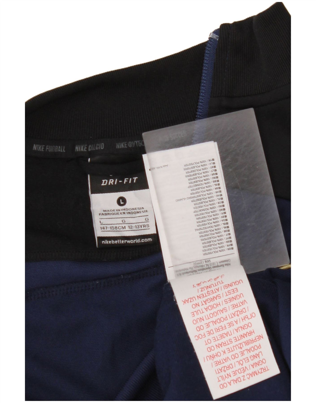 Kurtka chłopięca NIKE Real Madryt, dresowa, duża, 12-13 lat, granatowa