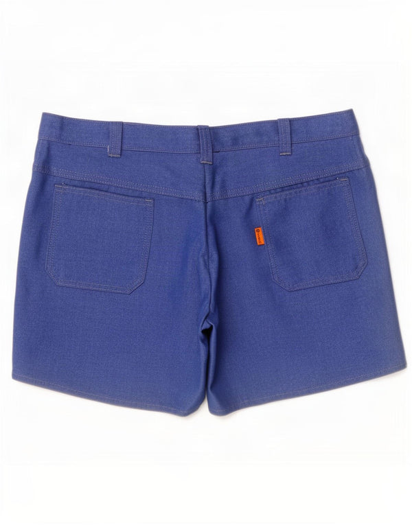 Męskie spodenki chino w stylu vintage IT 52 XL W36 Niebieskie Trevira