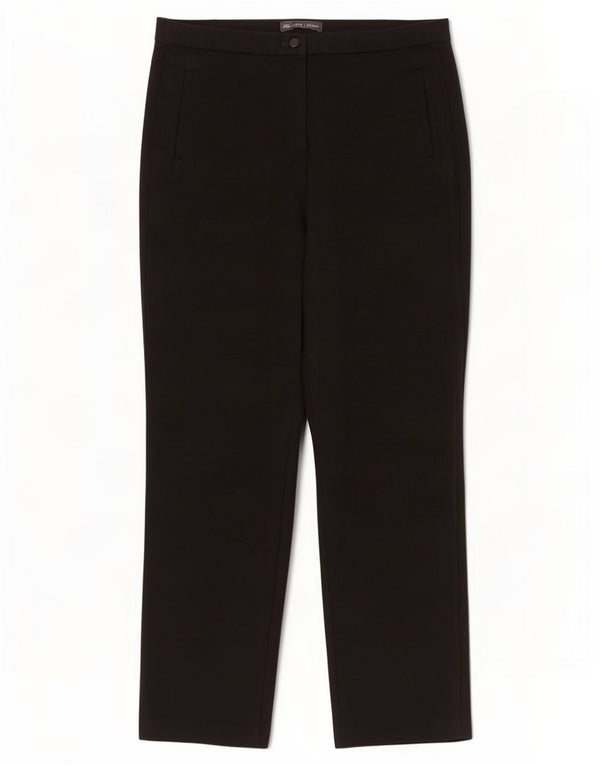 Marks & Spencer Damskie proste spodnie codzienne UK 12 Medium W34 L30 Czarne