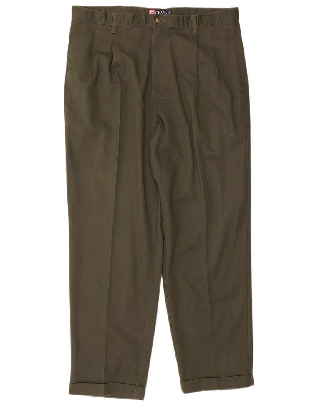Męskie spodnie chino CHAPS RALPH LAUREN W38 L30, bawełna khaki