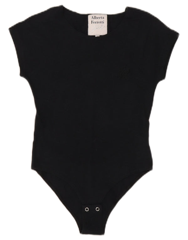 Body dziewczęce Alberta Ferretti 11-12 lat, granatowe, bawełniane
