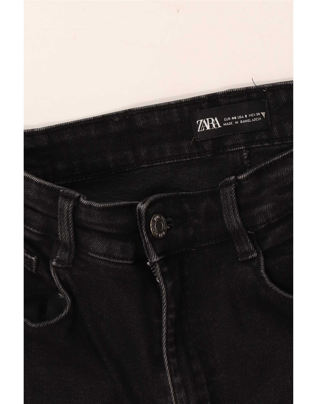 Damskie jeansy skinny Zara EU 40 Medium W30 L26 czarne