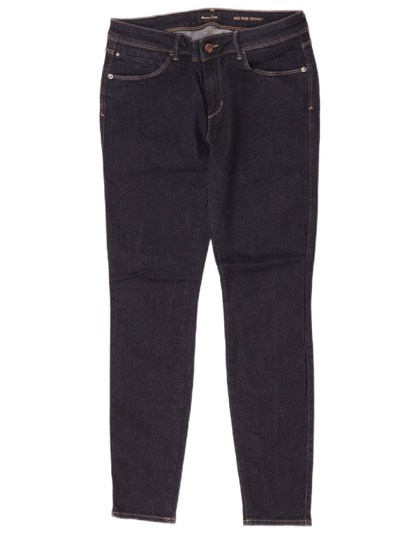 Jeansy damskie Massimo Dutti Mid Rise Skinny Jeans EU 40 Medium W30 L29 Granatowe