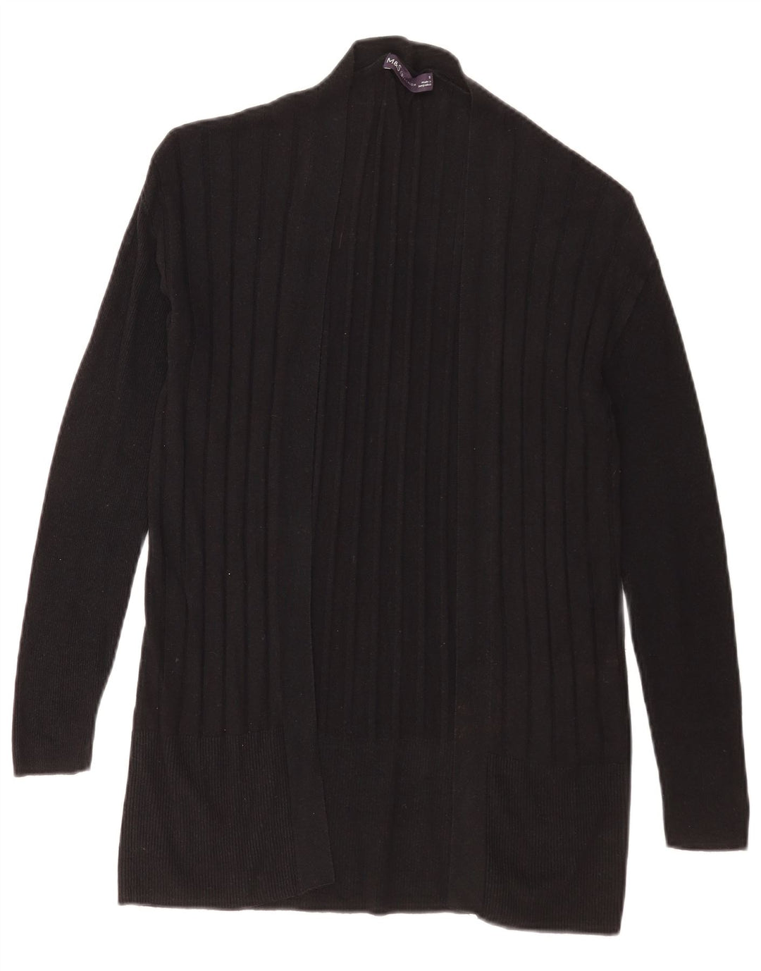 Marks & Spencer Damski sweter rozpinany UK 10 w małe czarne paski