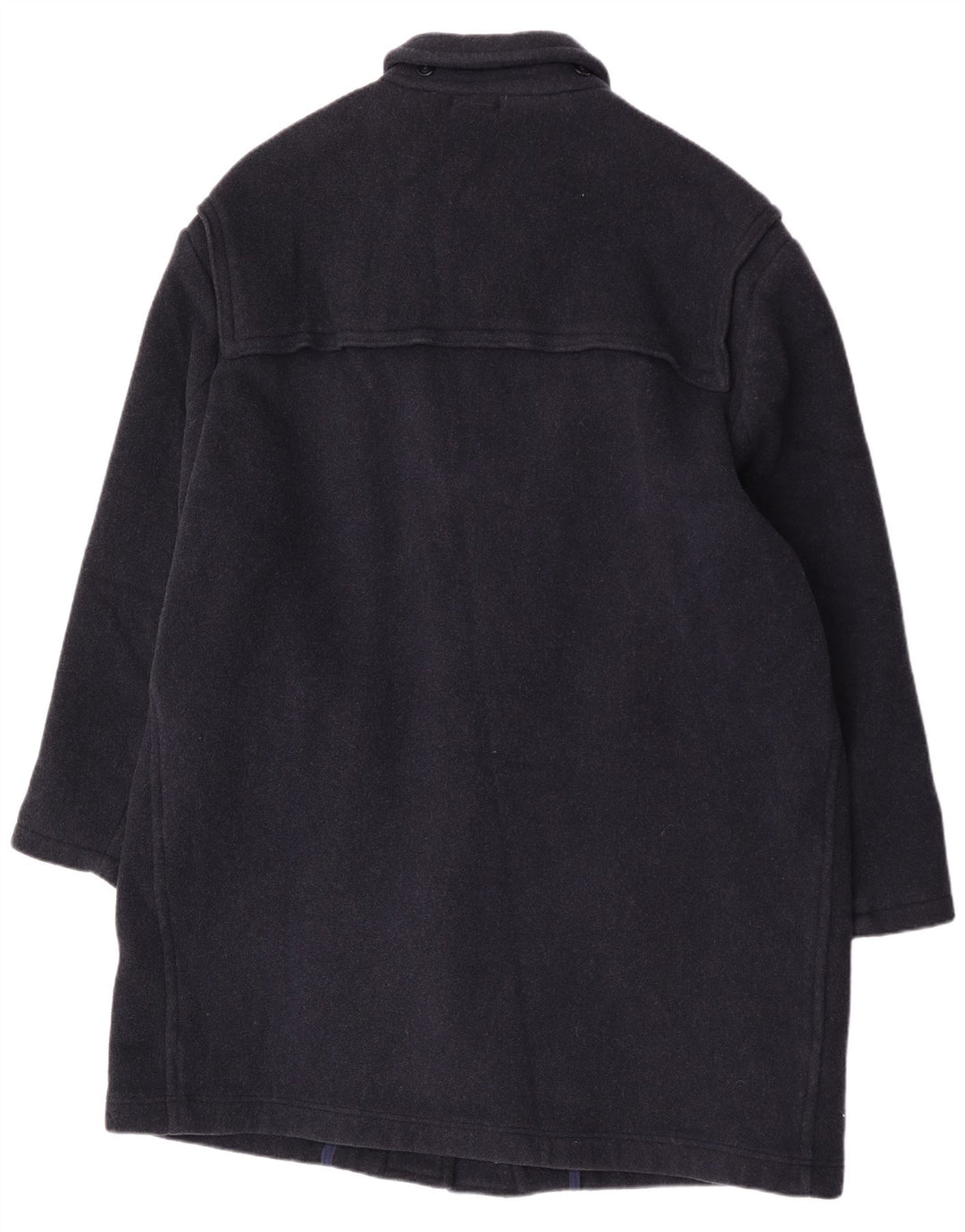 Lebole Męski luźny płaszcz budrysowy UK 42 XL granatowy