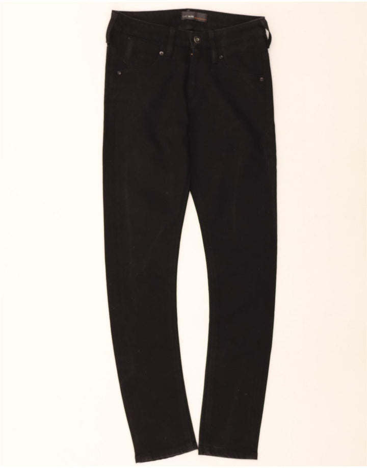 LEE Womens Page Skinny Jeans W29 L33 Black Cotton Vintage Lee and Second-Hand Lee from Messina Hembry 