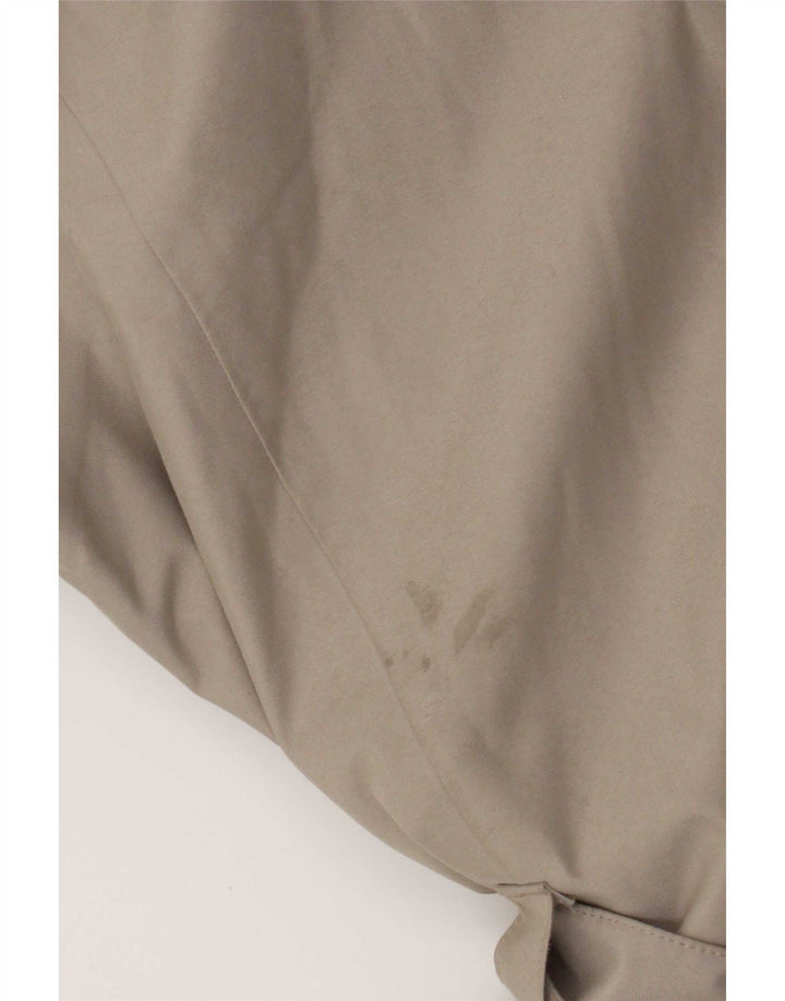Damski trencz z kapturem Jack Wolfskin UK 8/10, mały, beżowy poliester
