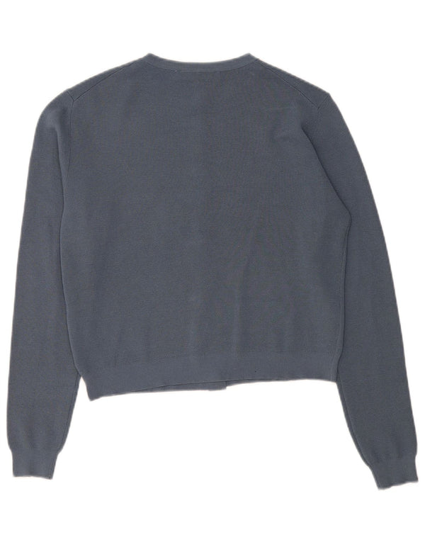 Sweter damski Zara Crop Cardigan UK 10 Small, granatowy, wiskoza
