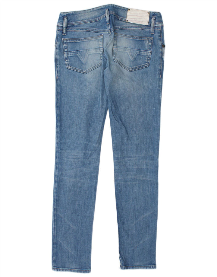 Damskie jeansy skinny DIESEL W27 L31 Niebieskie bawełniane