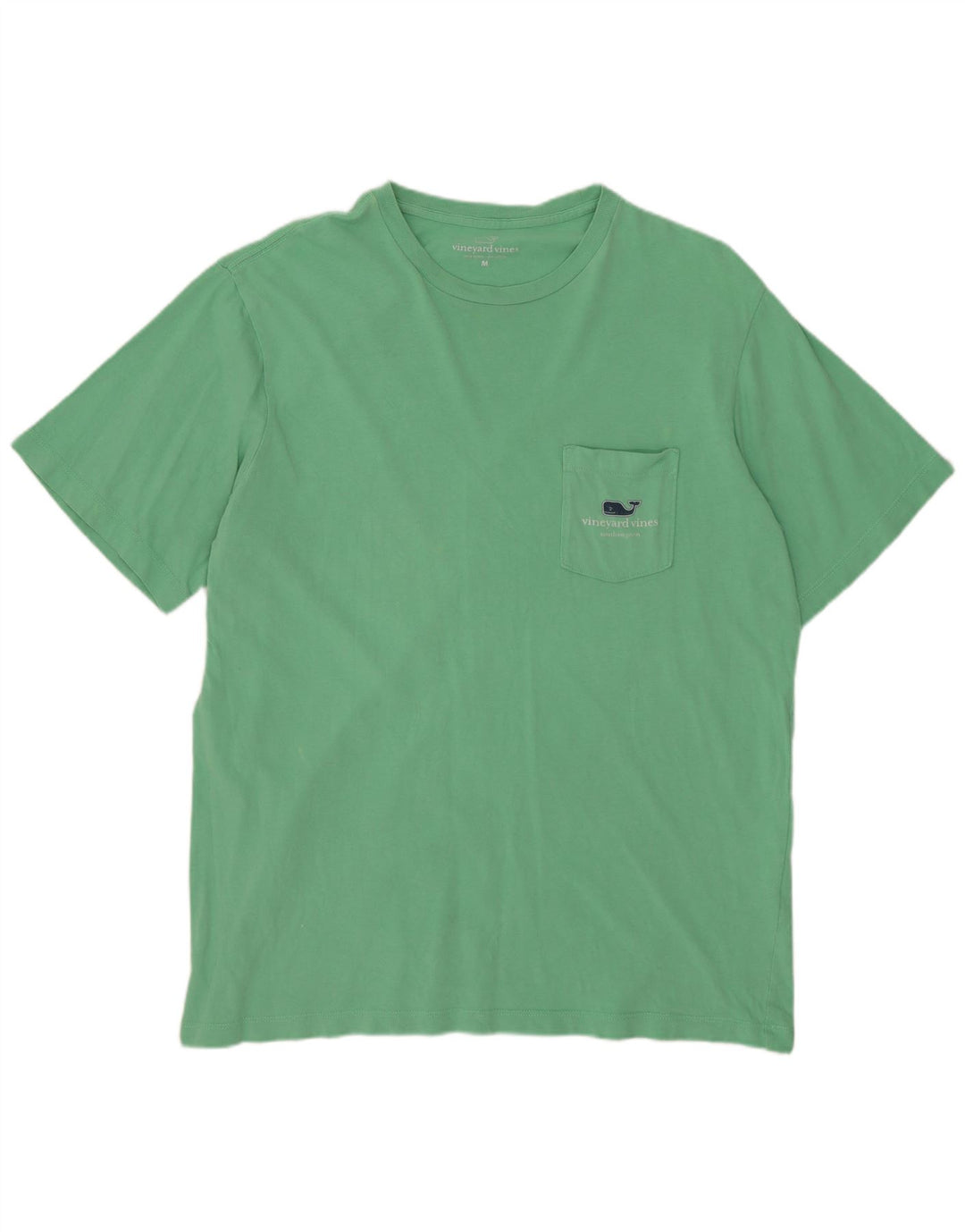 Męska koszulka z grafiką VINEYARD VINES, średnia, turkusowa bawełna