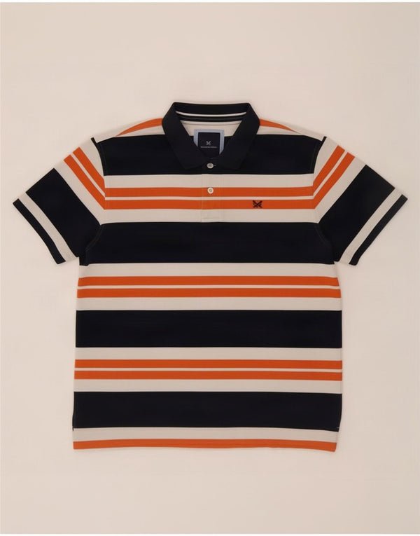 Crew Clothing Męska koszulka polo 2XL, wielokolorowa, bawełniana w paski