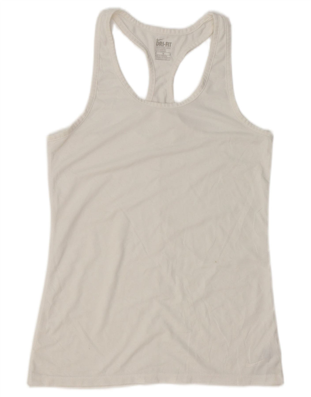 Damska kamizelka NIKE Dri Fit Slim Fit UK 12, średni biały poliester