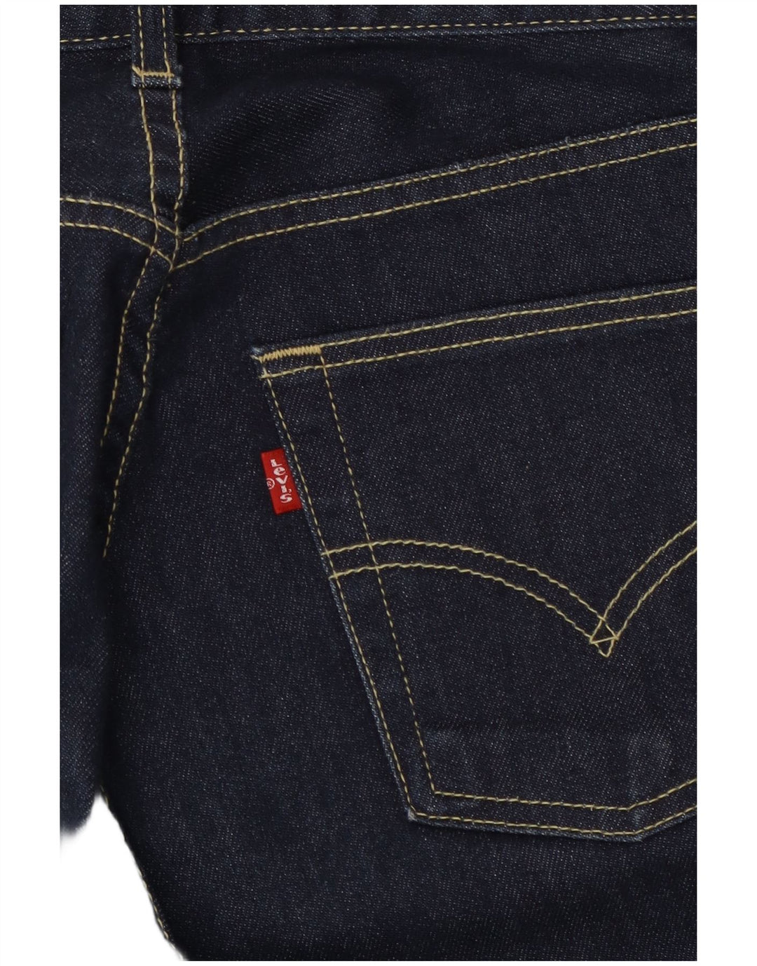 Damskie proste dżinsy Levi's W32 L32 granatowe