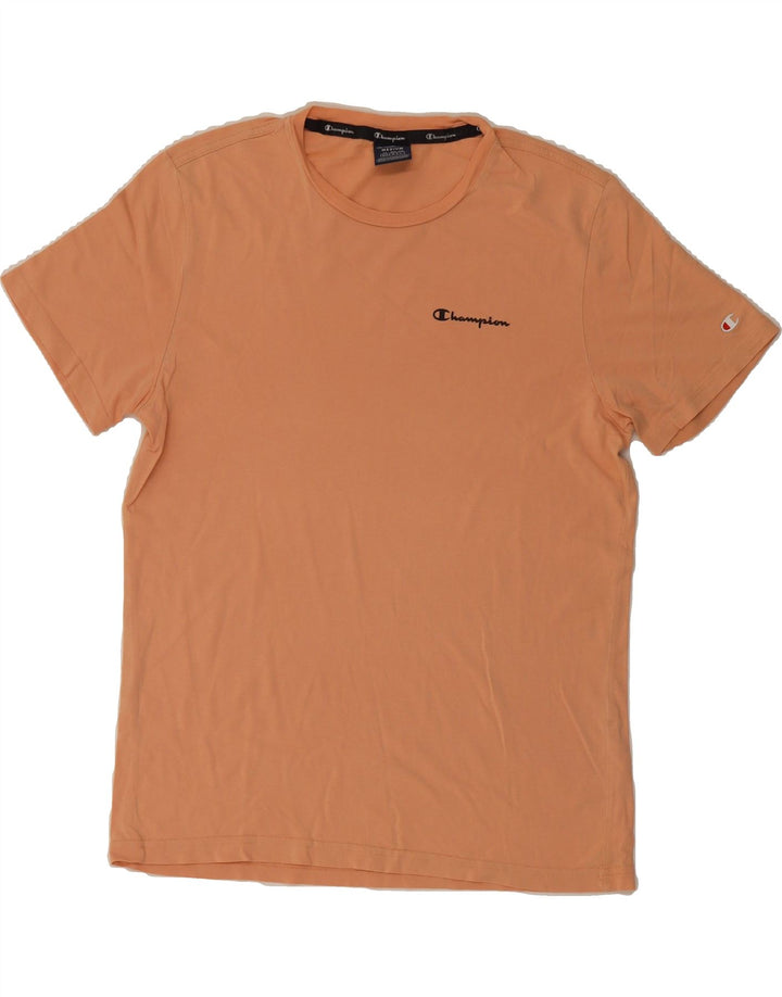 CHAMPION Mens T-Shirt Top Medium Orange Cotton Vintage Champion and Second-Hand Champion from Messina Hembry 