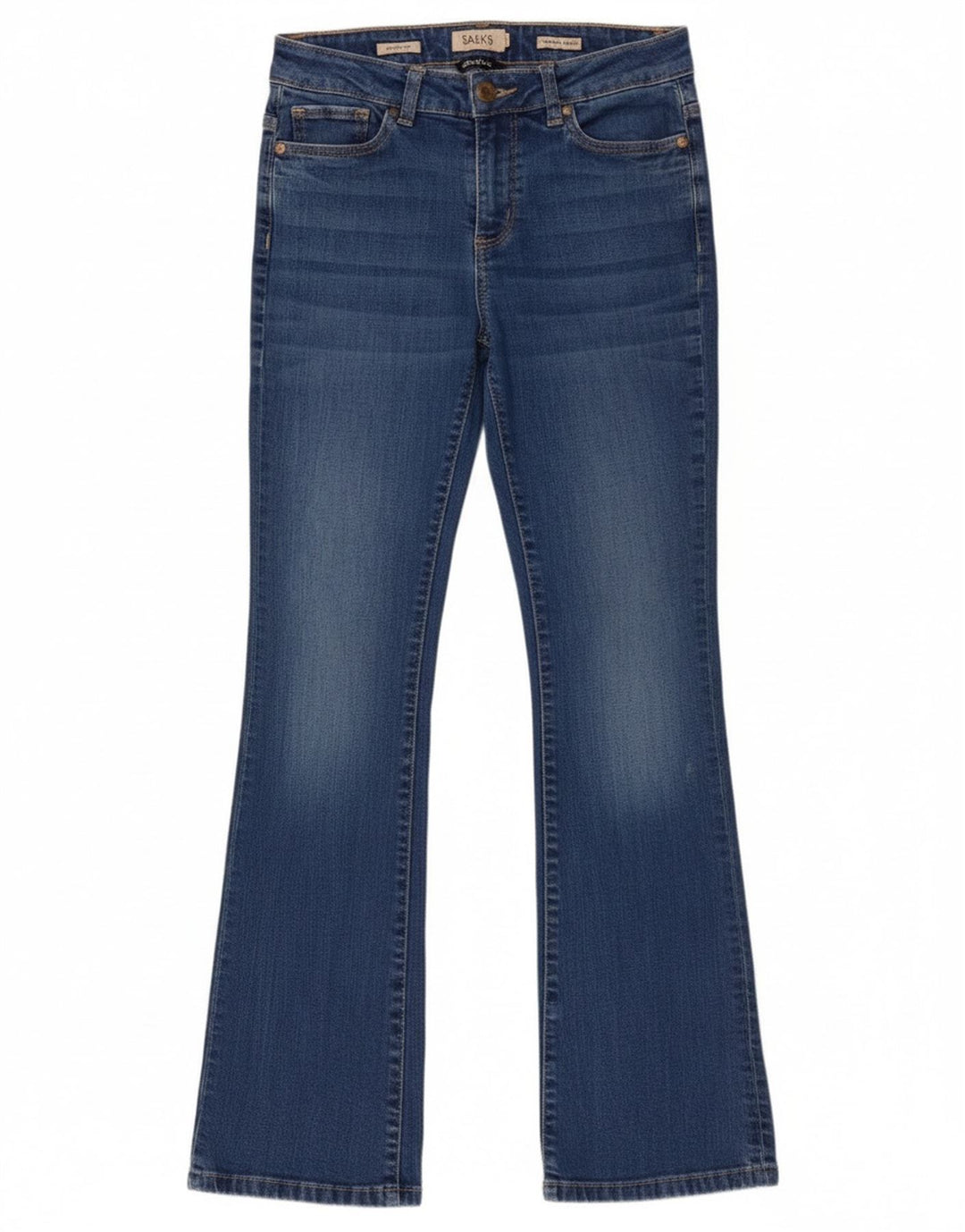 Damskie jeansy Bootcut firmy Dack IT 44 Medium W28 L30 Niebieska bawełna