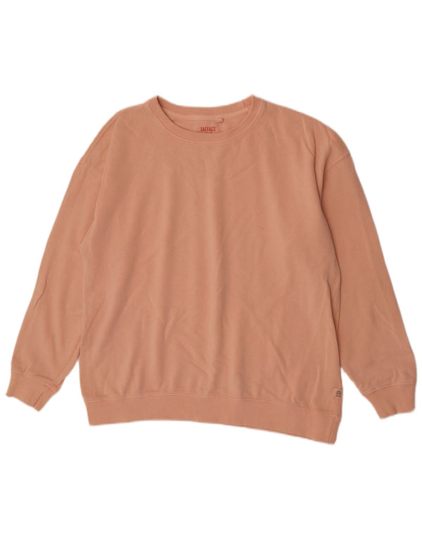 Bluza damska Fat Face Jumper UK 14, duża, różowa bawełna