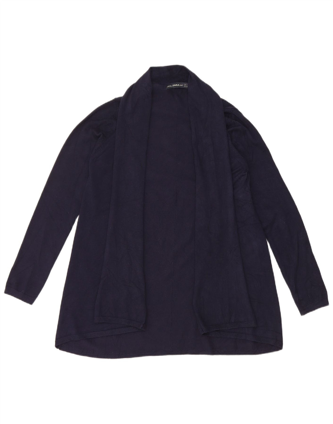 Sweter damski Zara Open Cardigan UK 14, duży, granatowy