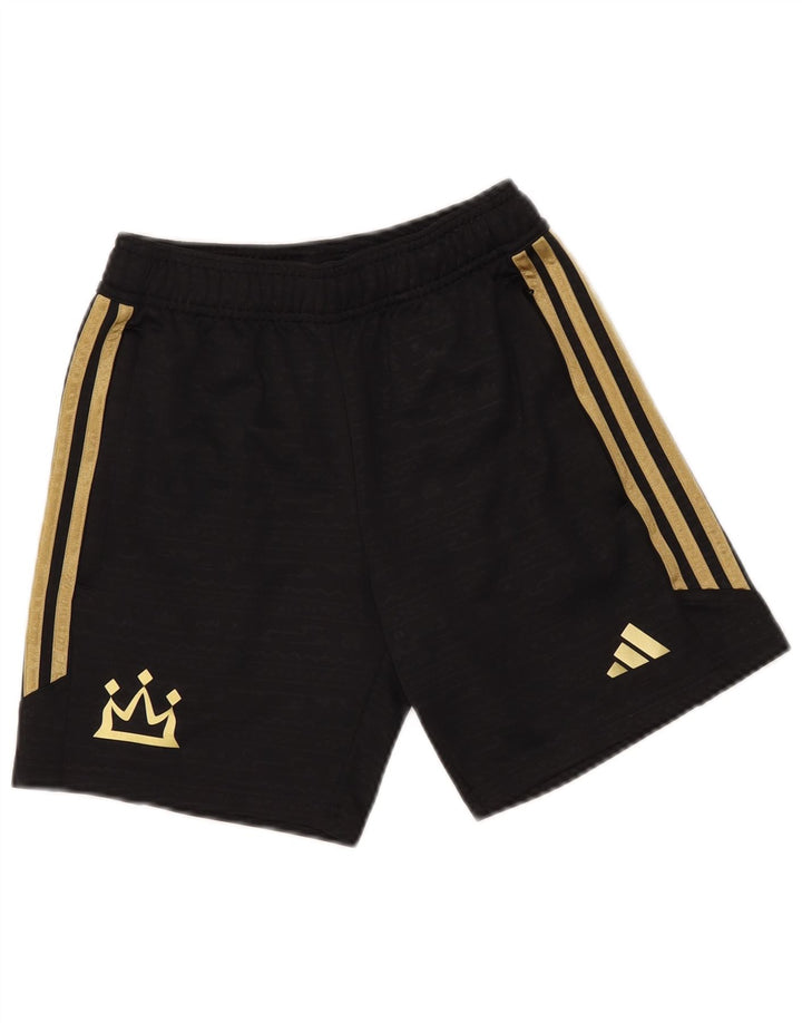 Chłopięce spodenki sportowe Adidas 11-12 lat, czarny poliester