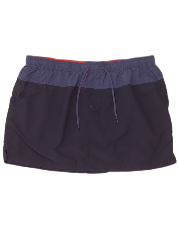 Skort damski Columbia UK 14, duży granatowy nylon z blokami kolorów