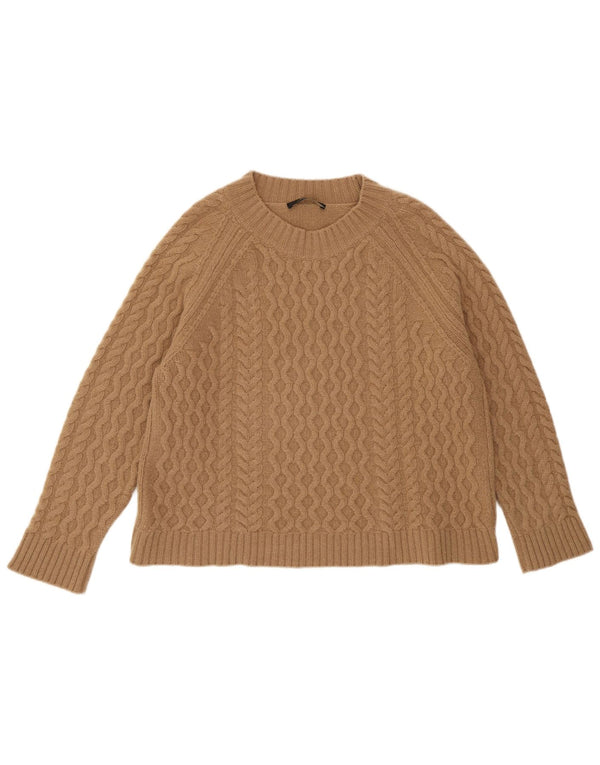 Damski sweter Max Mara Weekend z dekoltem w łódkę, UK 16, duży, beżowy