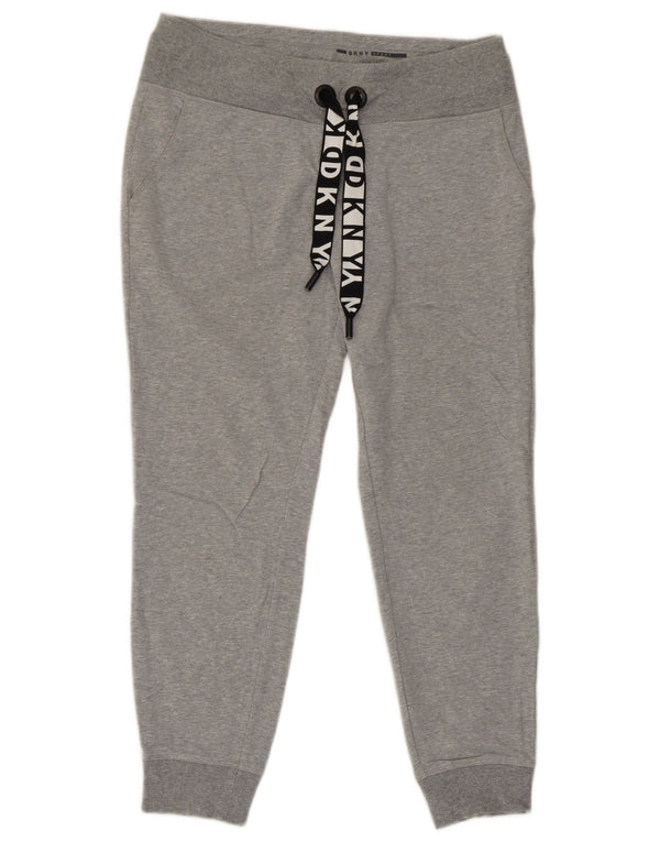Damskie spodnie dresowe Dkny Joggers UK 10 Small, szara bawełna