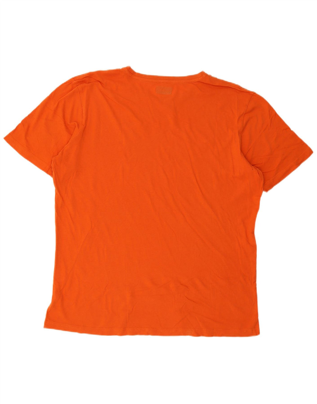 Męski T-shirt z grafiką Kappa Top 2XL Pomarańczowy