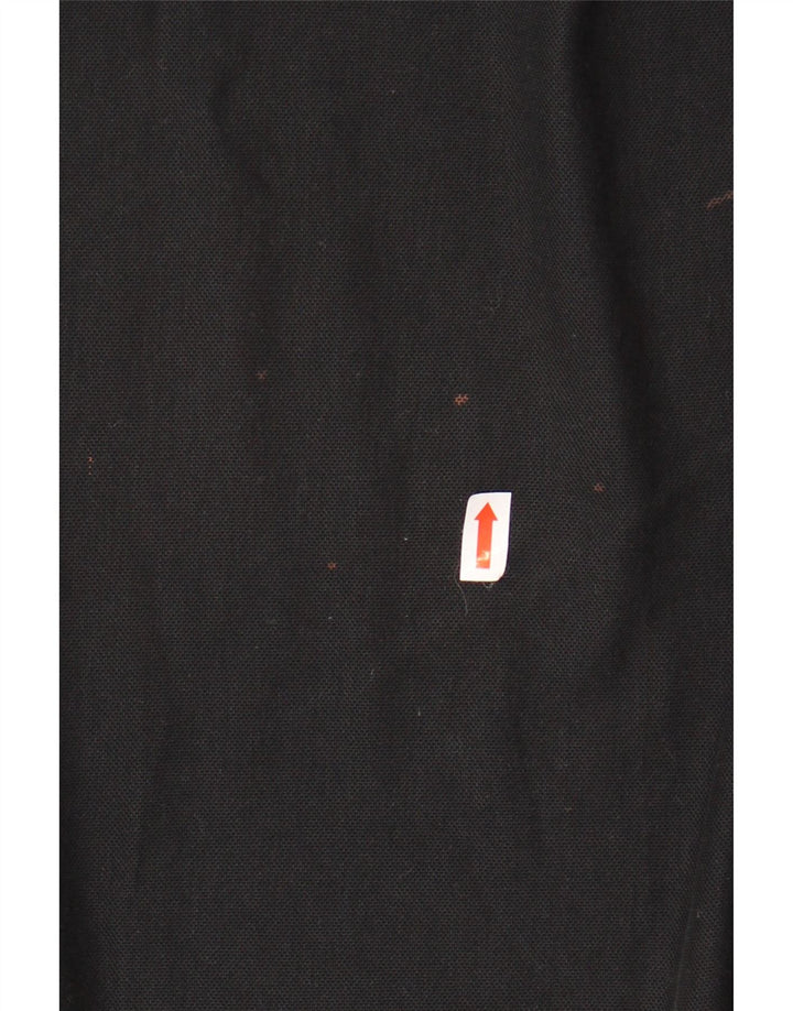 Męska koszulka polo CALVIN KLEIN, duża, czarna, bawełniana