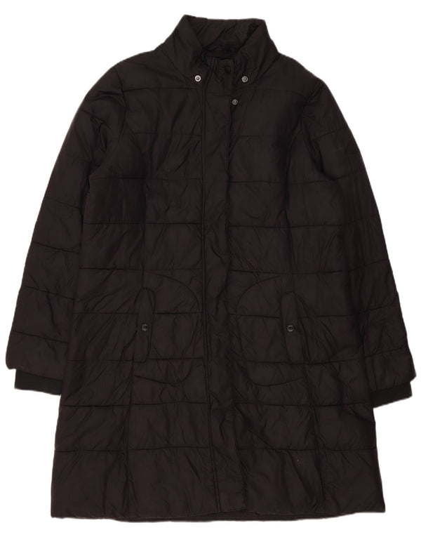 Damski płaszcz ocieplany Barbour UK 16, duży, czarny