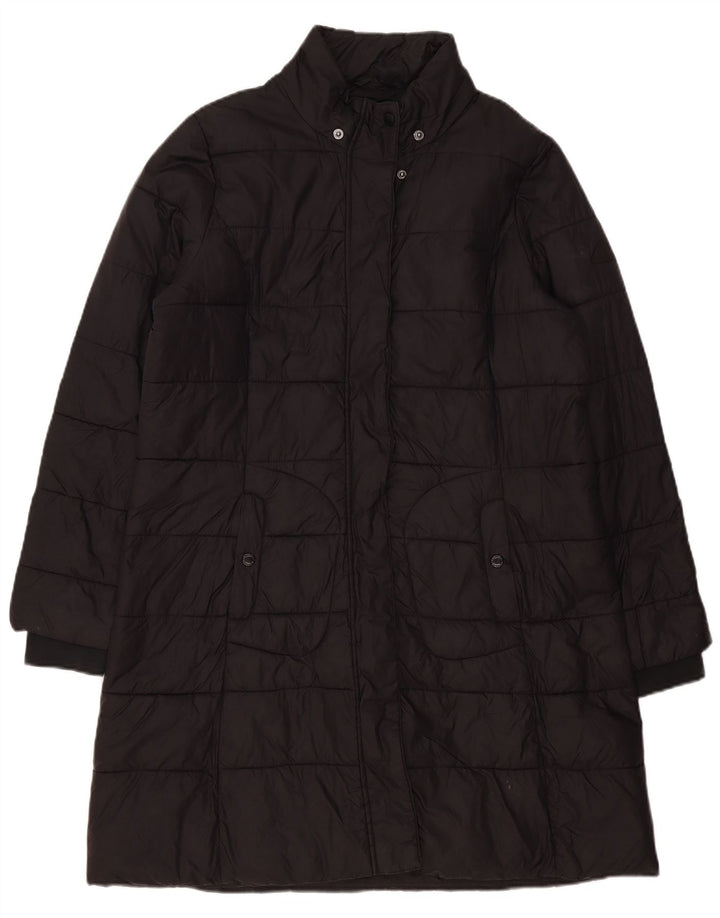 Damski płaszcz ocieplany Barbour UK 16, duży, czarny