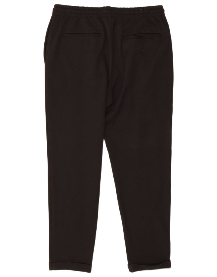 Męskie spodnie typu slim chino Zara, duże, W32 L27, czarny poliester