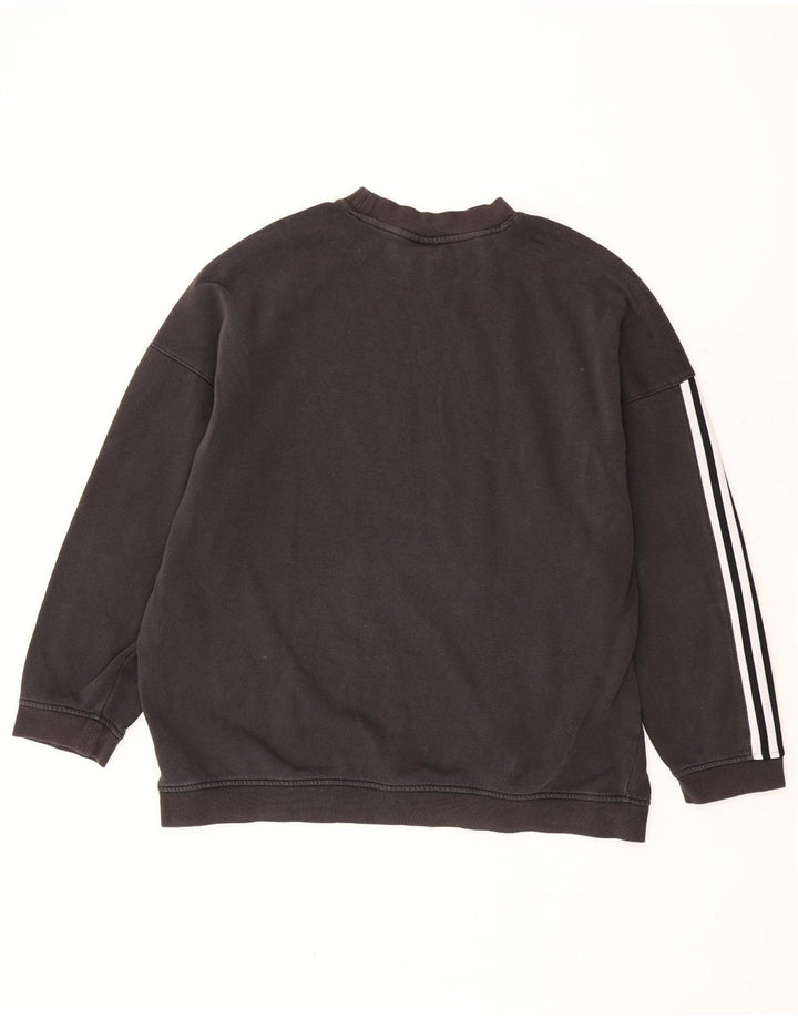 Adidas Męska bluza graficzna Jumper XL Czarna bawełniana