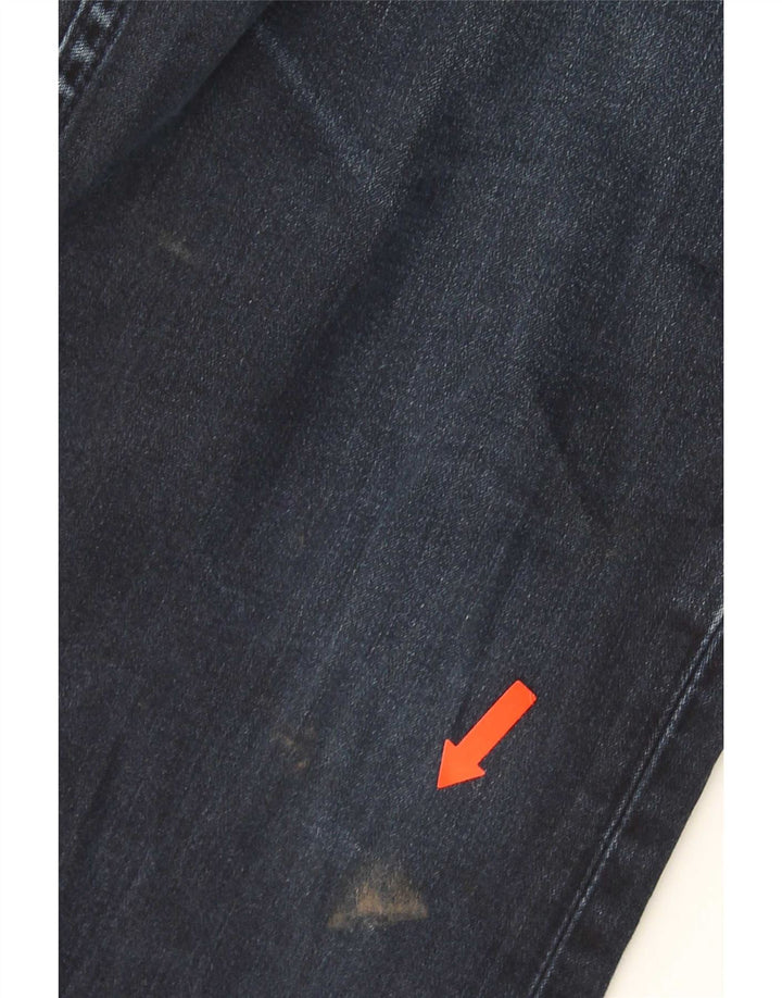 Męskie dżinsy Levi's 506 Straight W34 L32 Granatowa bawełna