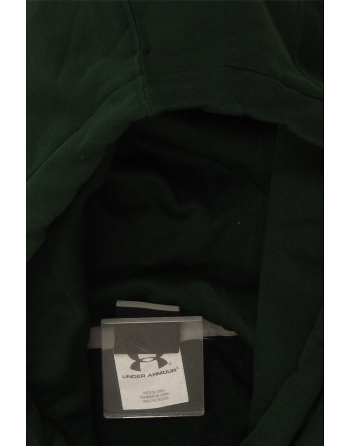 Męski sweter z kapturem Under Armour, duży, zielony, z poliestru