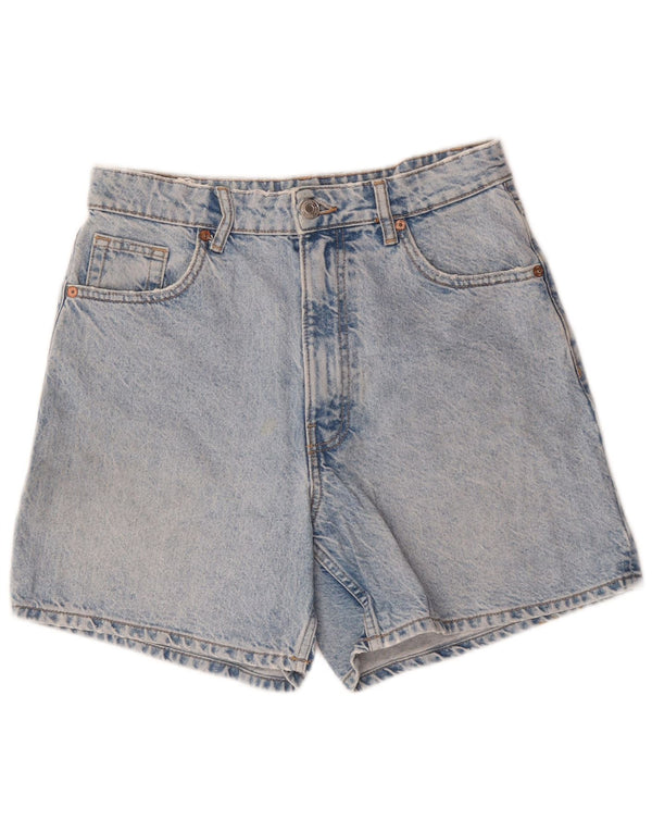 Damskie spodenki jeansowe Zara EU 40 Medium W30, niebieska bawełna