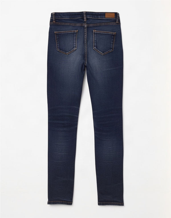Damskie jeansy skinny Fat Face UK 12 W32 L29 Niebieskie bawełniane