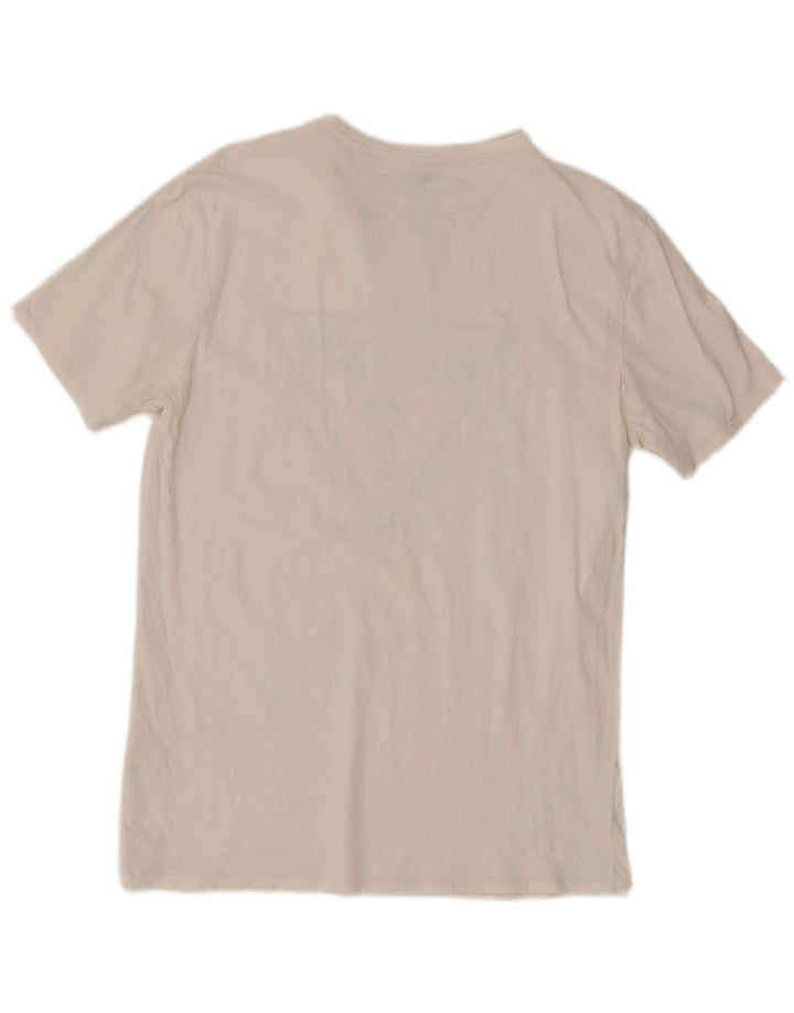 Męski T-shirt Guess z grafiką, średni biały