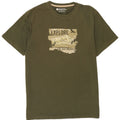 Męski T-shirt z grafiką Mountain Warehouse, średni zielony