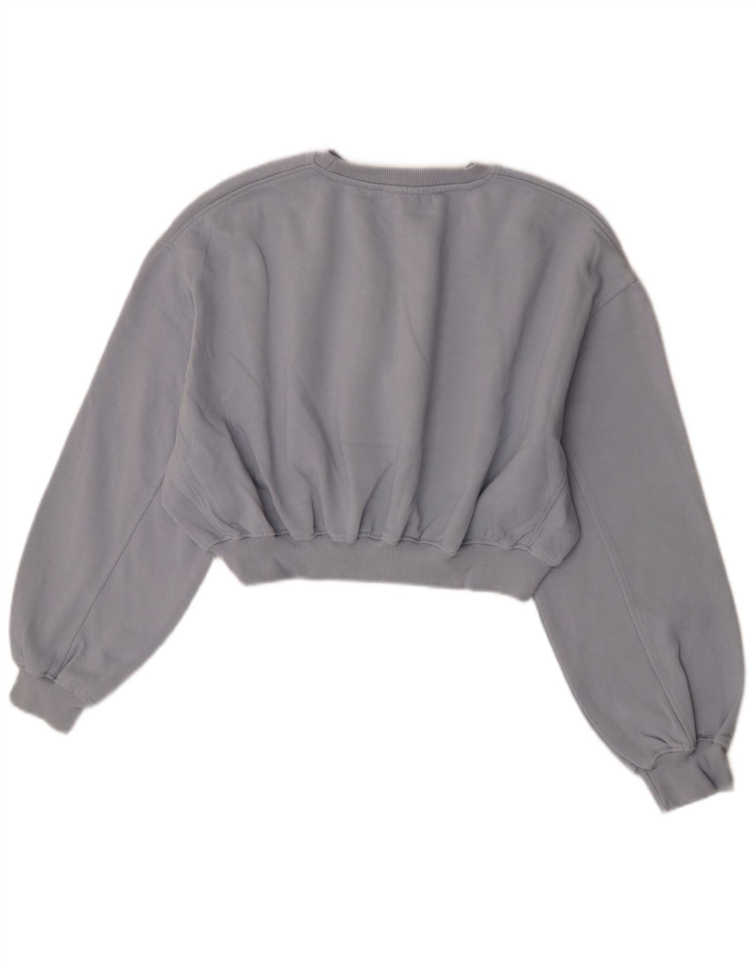 Bluza damska Zara Crop Sweter UK 14 Średnia szara bawełna