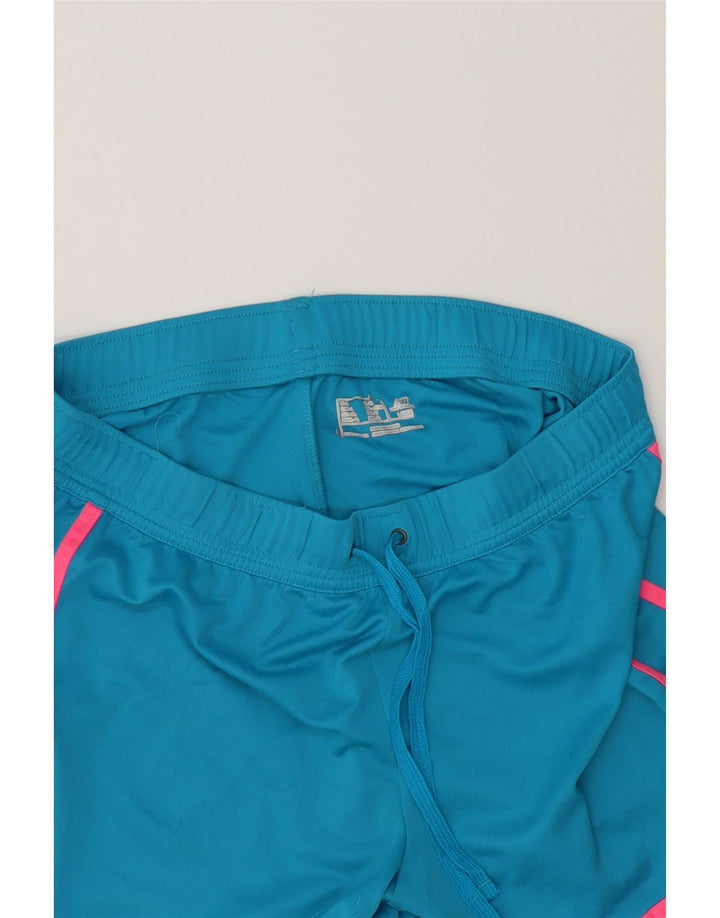 NEW BALANCE Womens Sport Shorts UK 16 Large  Blue Polyester Vintage New Balance and Second-Hand New Balance from Messina Hembry 