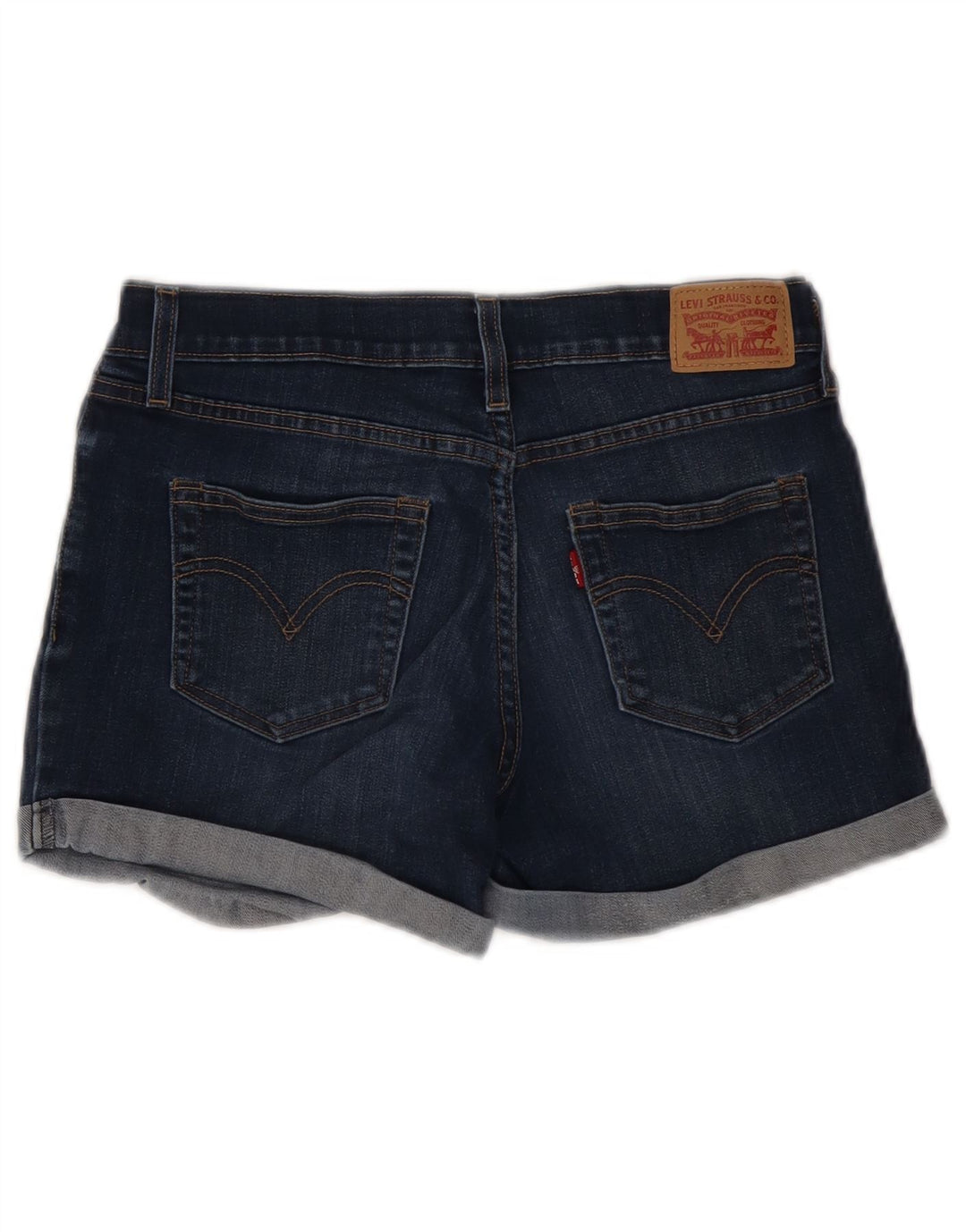 Damskie spodenki jeansowe Levi's W26 Small, niebieskie, bawełniane