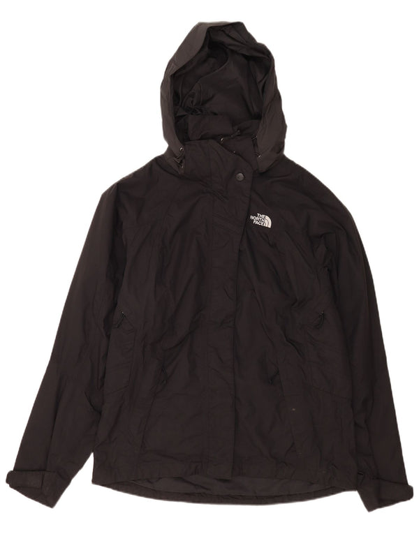 Damska kurtka wiatrówka z kapturem The North Face UK 14, średni czarny nylon