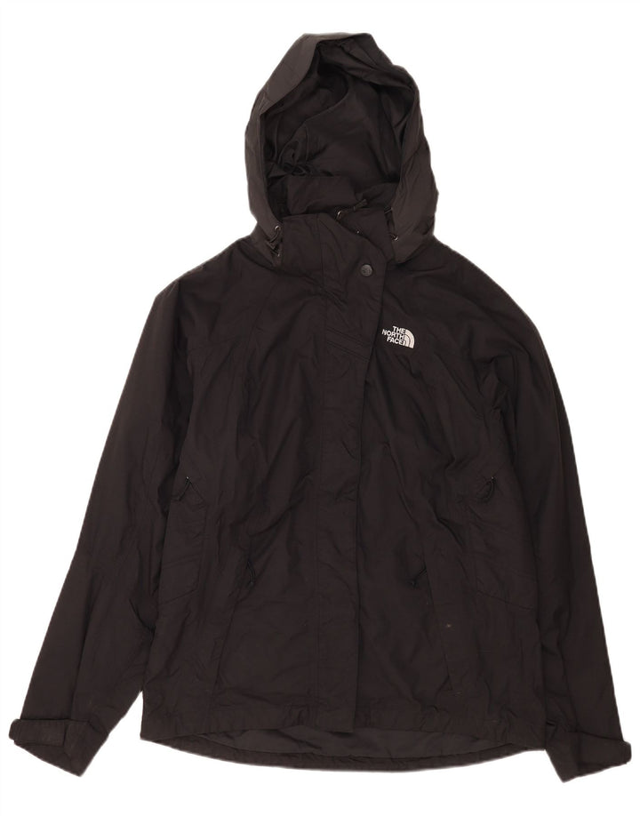 Damska kurtka wiatrówka z kapturem The North Face UK 14, średni czarny nylon