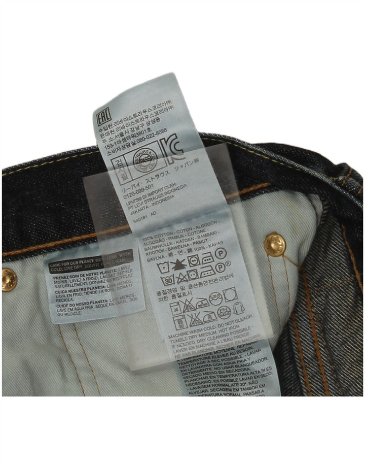 Męskie jeansy Levi's 527 Bootcut W34 L30 Niebieska bawełna