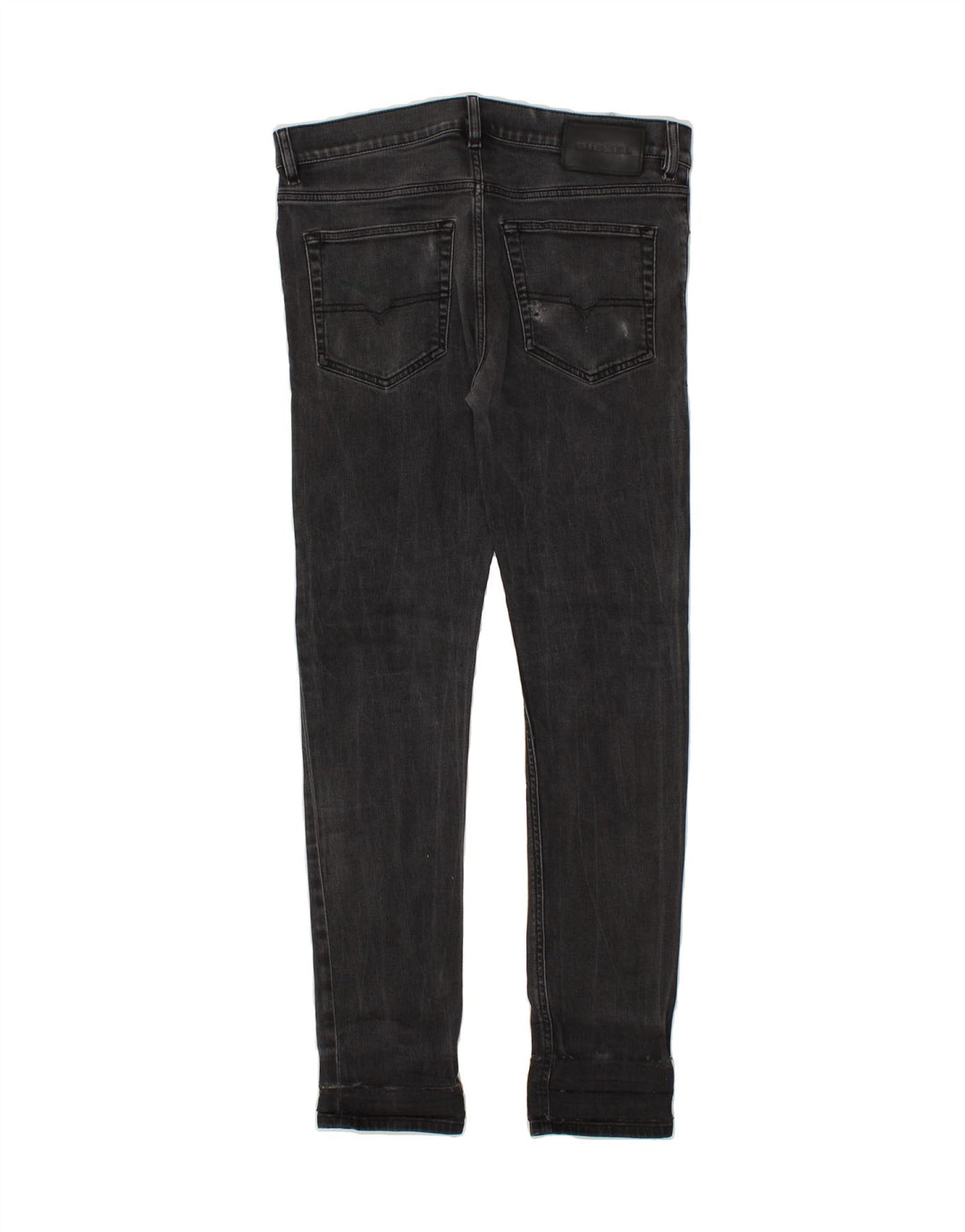DIESEL Męskie jeansy slim W32 L32 Czarne bawełniane