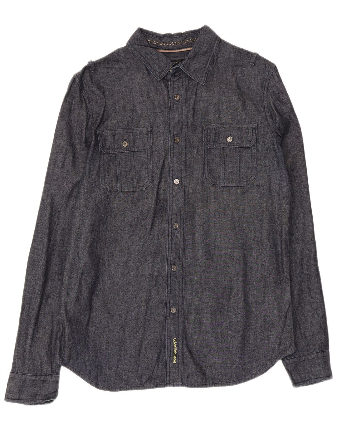 Koszula męska Calvin Klein Jeans, duża, granatowa, bawełniana