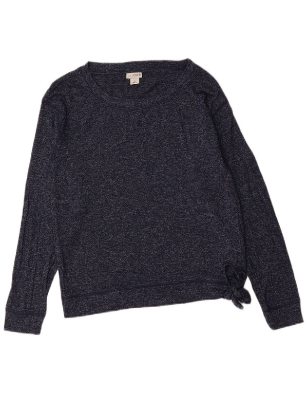 Damska bluza dresowa J. Crew UK 10 Small, granatowa, nakrapiana wiskoza
