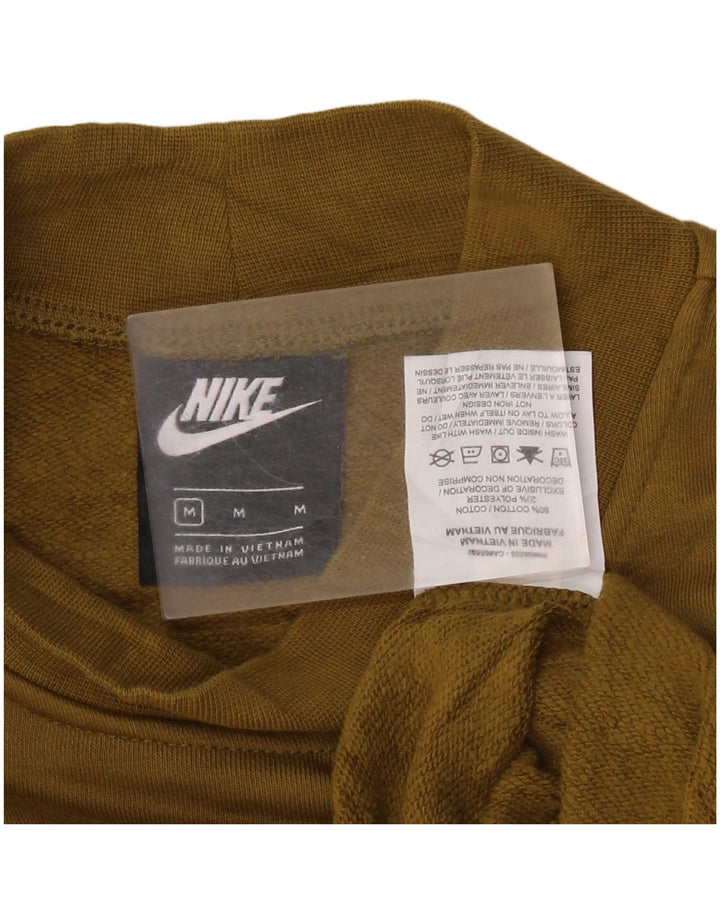 Damska bluza dresowa NIKE Crop Oversize UK 14, średnia bawełna khaki