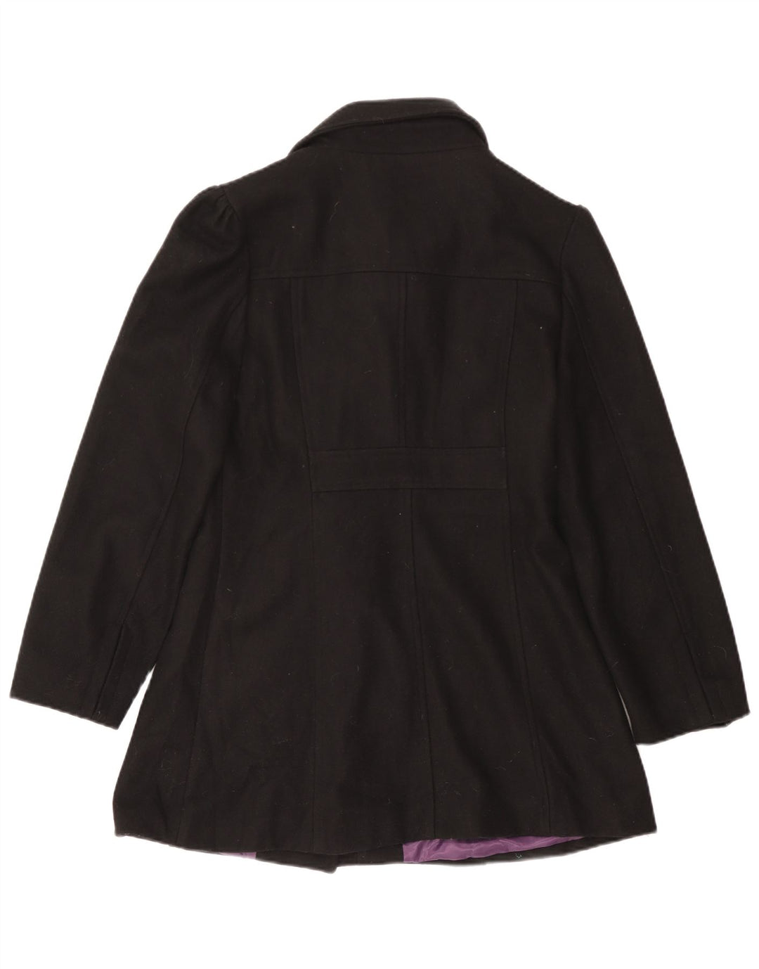 Tirdy Damska budrysówka UK 16, duża czarna wełna