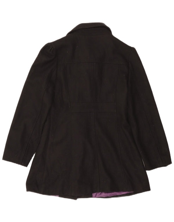 Tirdy Damska budrysówka UK 16, duża czarna wełna